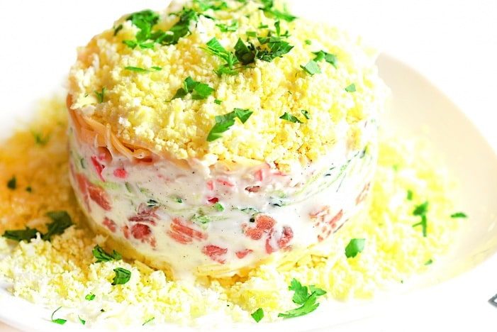 Салат с горбушей - статьи Атлант